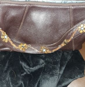 Brighton brown leather purse